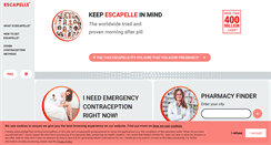 Desktop Screenshot of escapelle.com
